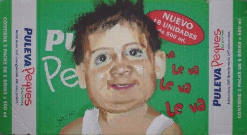 Retrato sobre Carton de Puleva