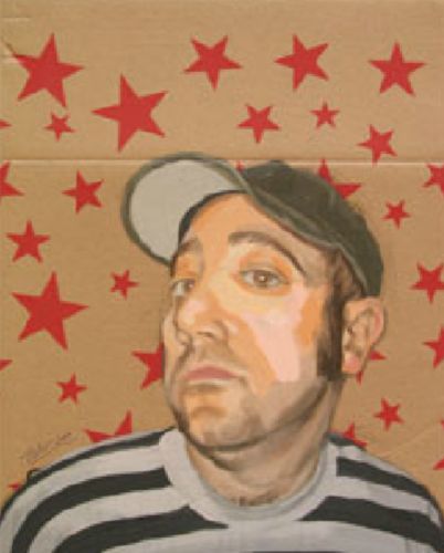 Retrato sobre Carton de Estrellas